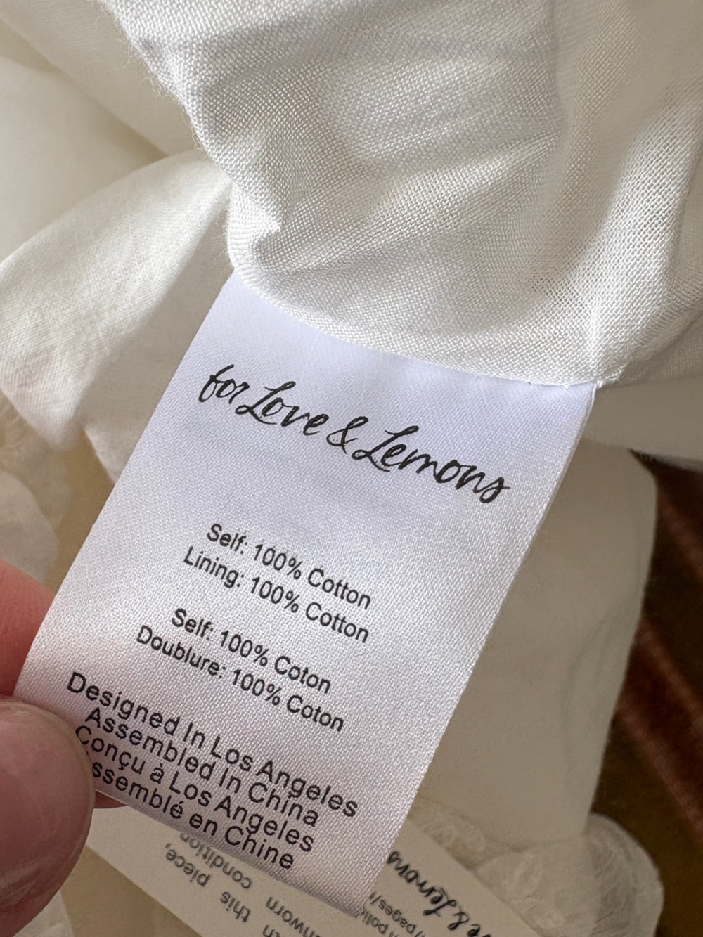 $319 NWT For Love & Lemons “Morgan” Corset Mini Dress in White Sz Small - Picture 12 of 16